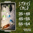 Caixa térmica dobrável Coleman de 45 litros portátil